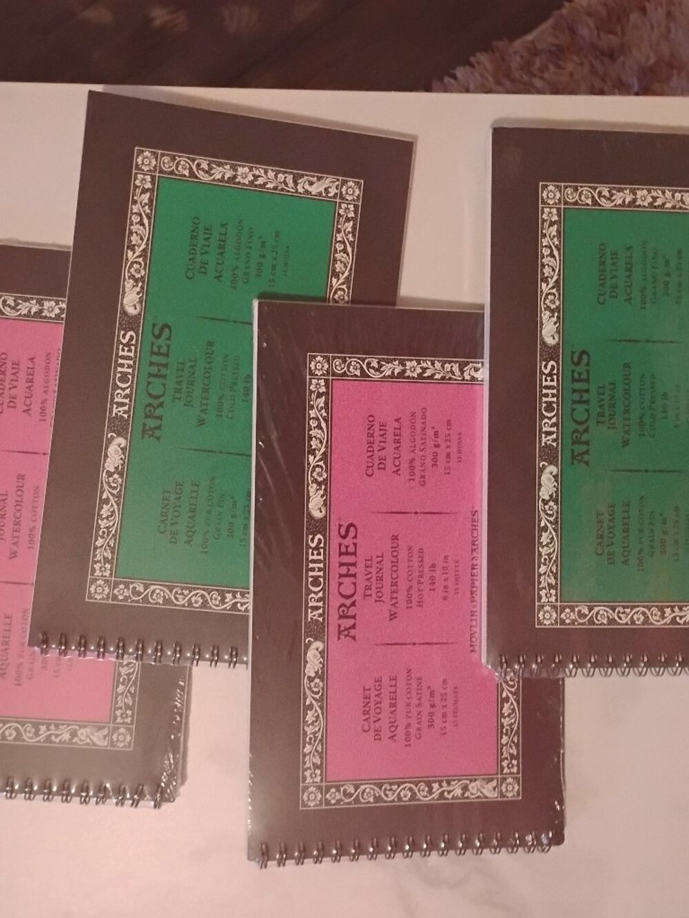 Arches travel journals hot and cold pressed